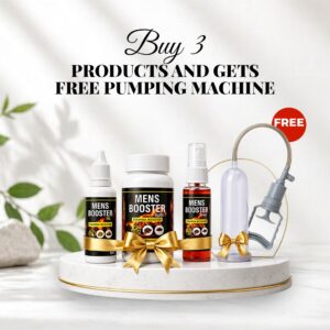 Home mens booster combo pack with free machine