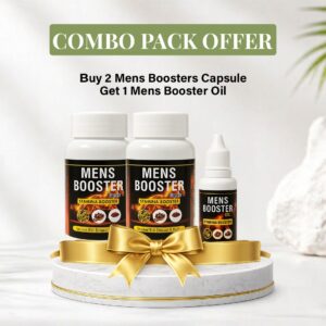 Home 2 mens booster capsule with get 1 oil